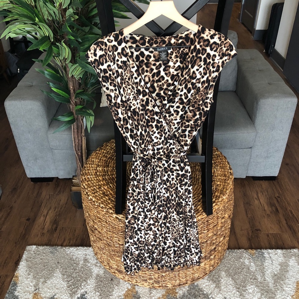 Glamour Animal Print Dress